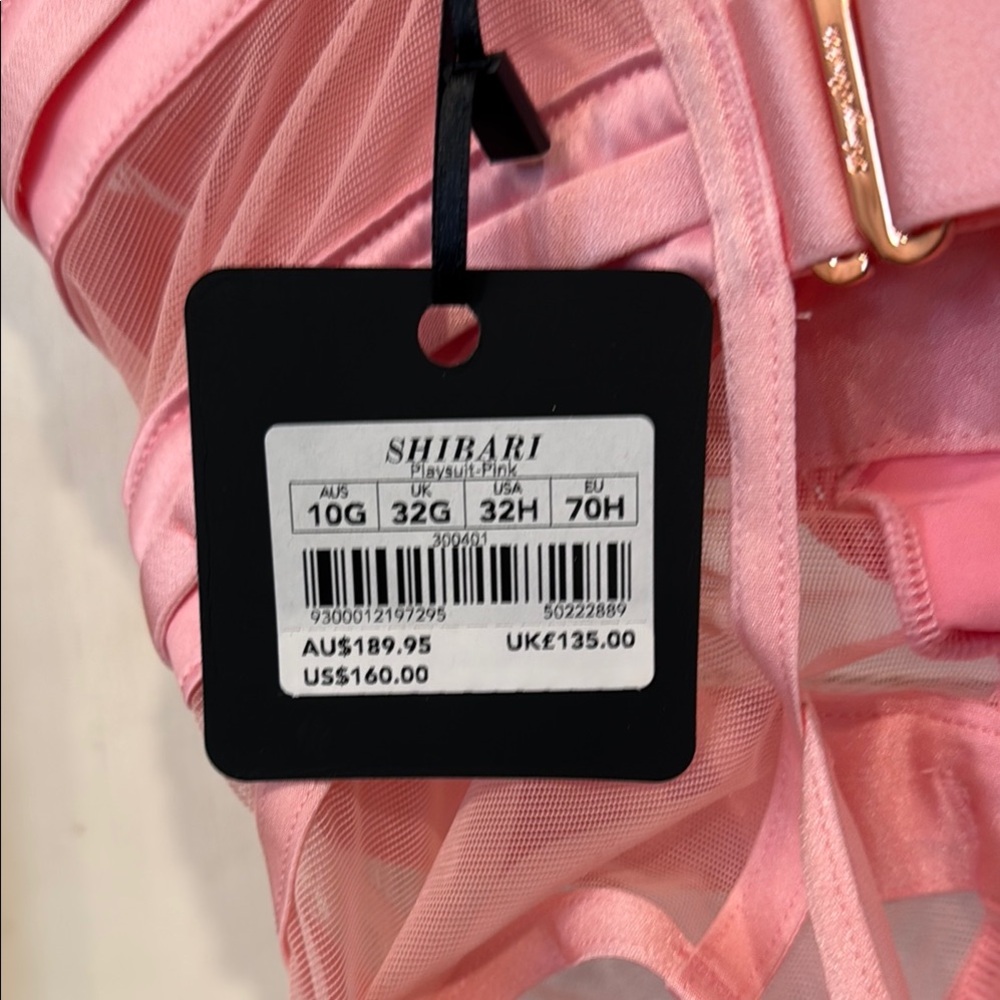 Honey Birdette Pink Shibari bodysuit NWT - Picture 6 of 8
